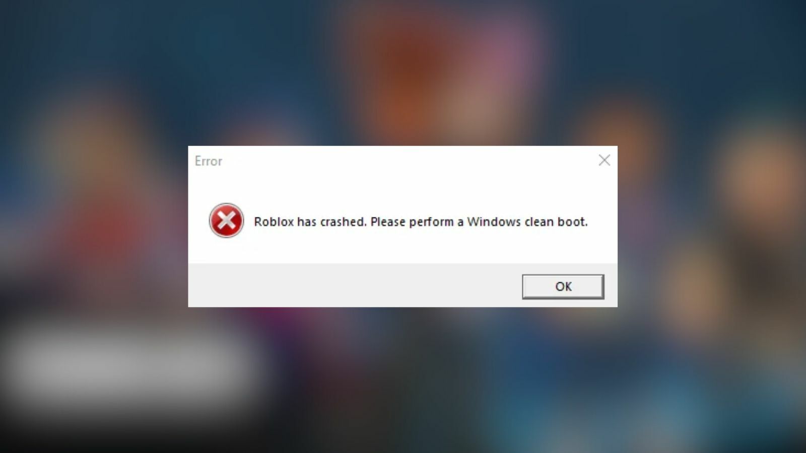Как исправить сбой Roblox, пожалуйста, выполните чистую загрузку Windows