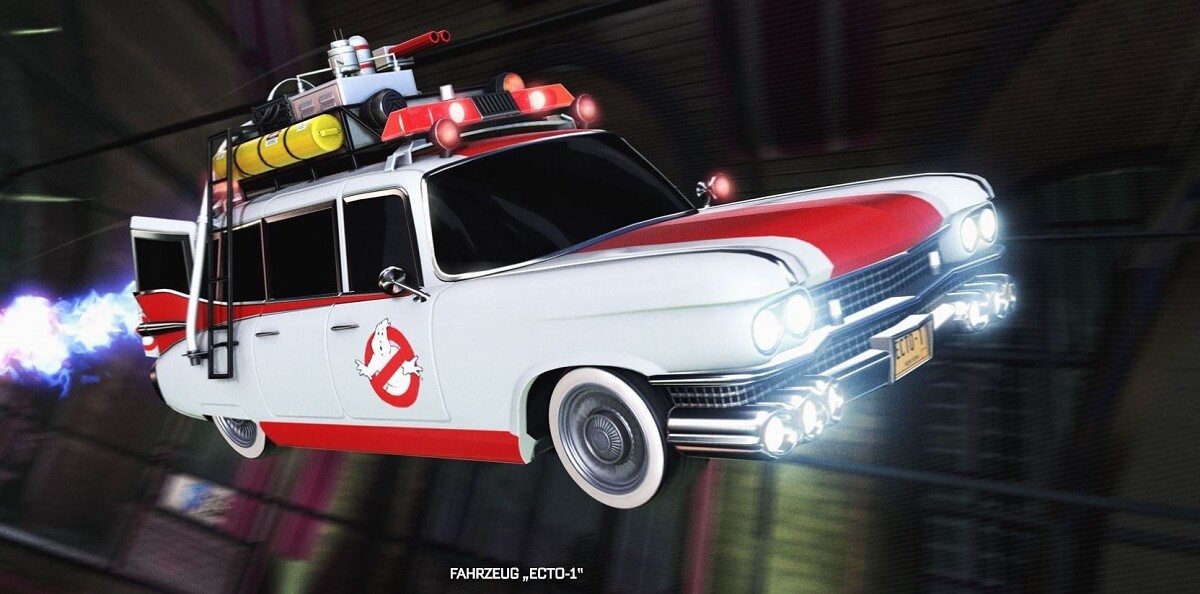 Rocket League Ghostbusters Ecto1 DLC