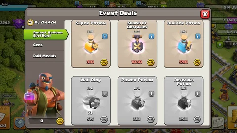 Rocket Balloon Trader Clash Of Clans