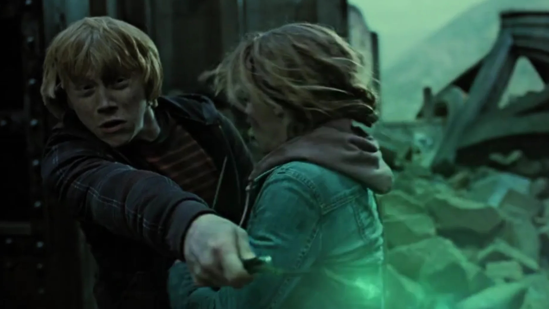 Ron Learn Parseltongue Through Imitation Harry Potter and the Deathly Hallows Part 2 2011