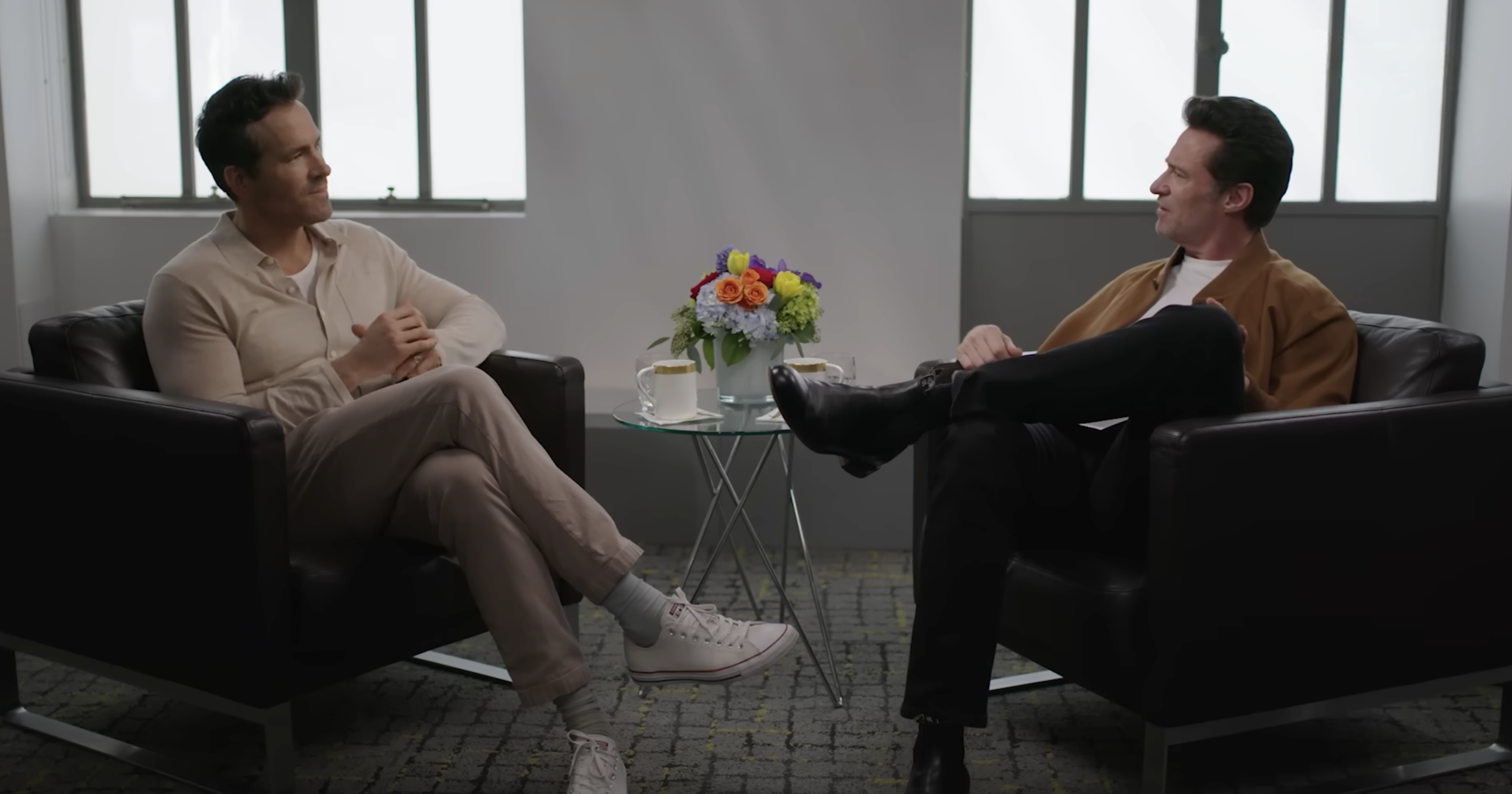 Ryan Reynolds and Hugh Jackman