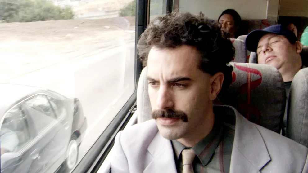 Sacha Baron Cohen Borat 2006 cropped processed by imagy