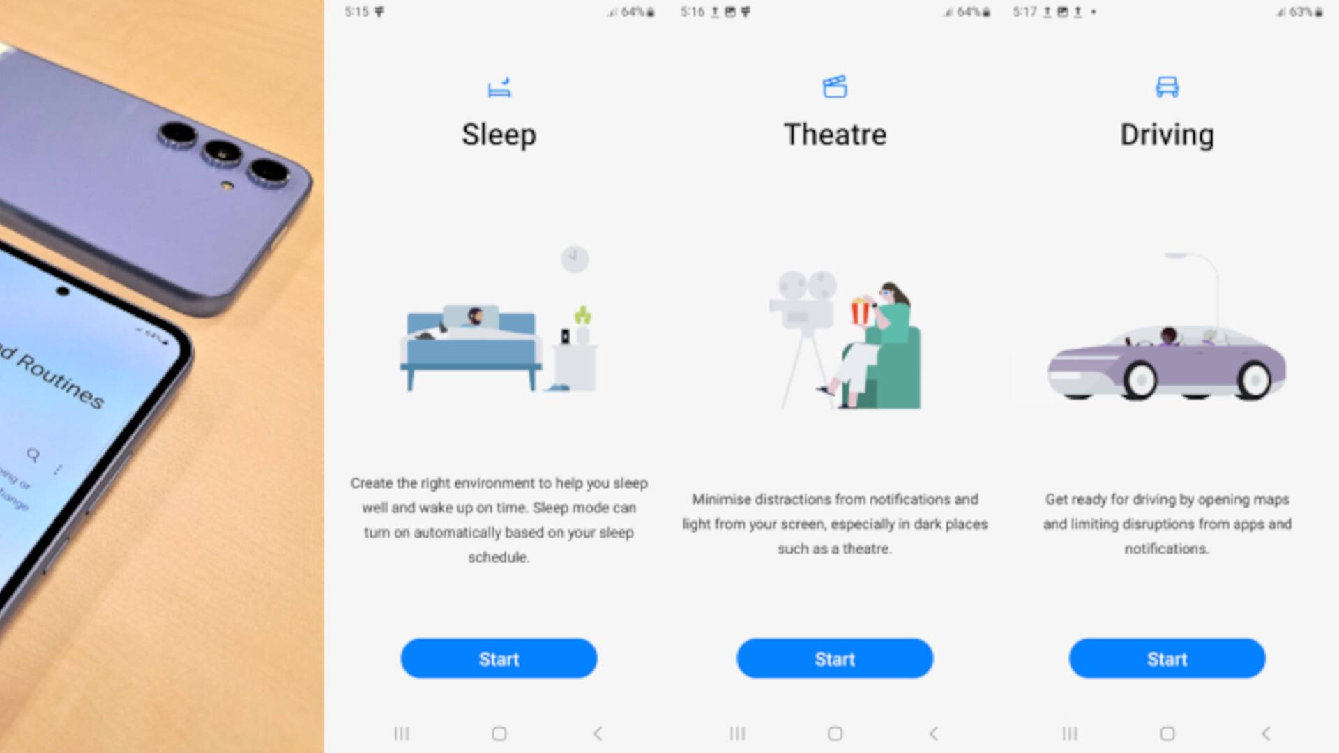 Samsung Modes and Routines