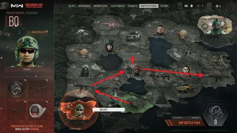 Season 2 battle pass map