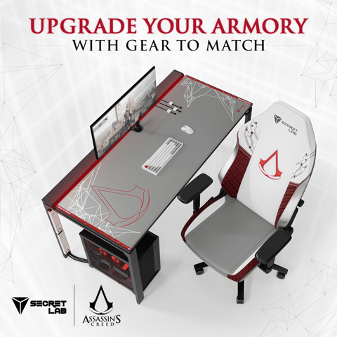 Secretlab Assassins Creed Chair and Desk