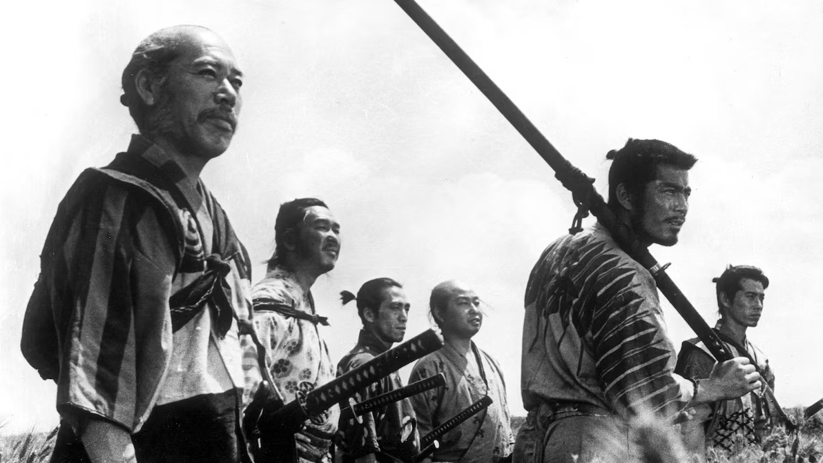 Seven Samurai 1954 cropped processed by imagy