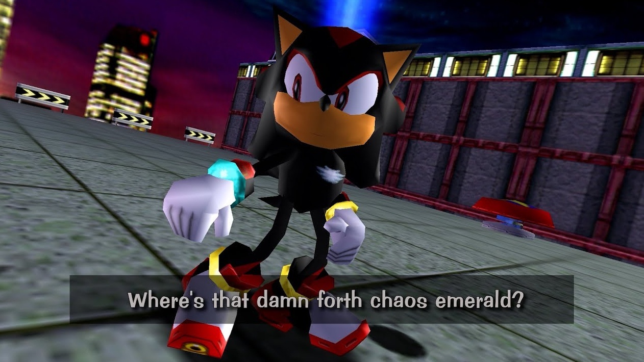 Shadow the Hedgehog Wheres that damn fourth Chaos Emerald 1