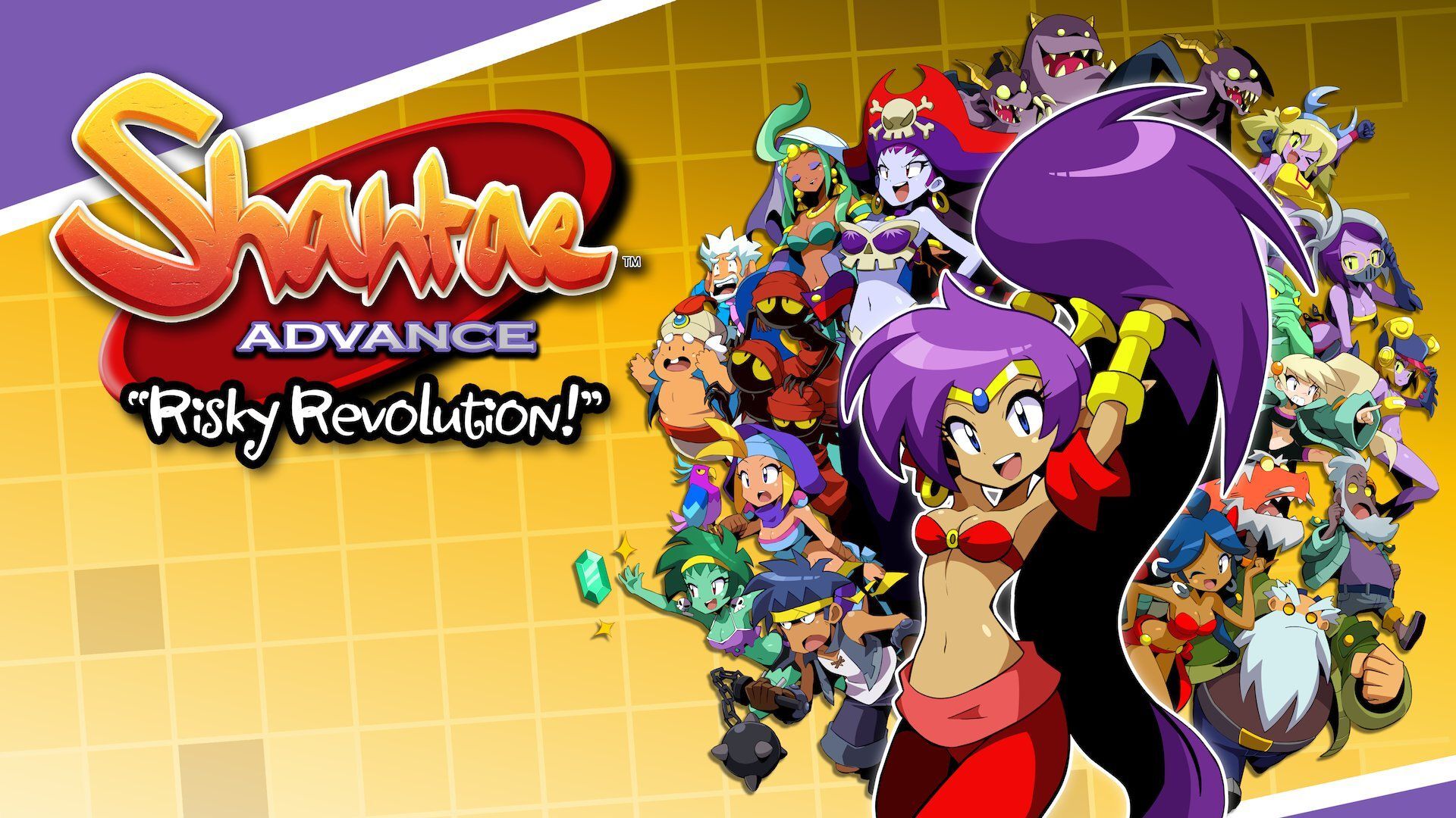 Shantae Advance Risky Revolution key art