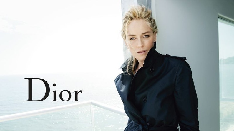 Sharon Stone Dior campaign cropped processed by imagy