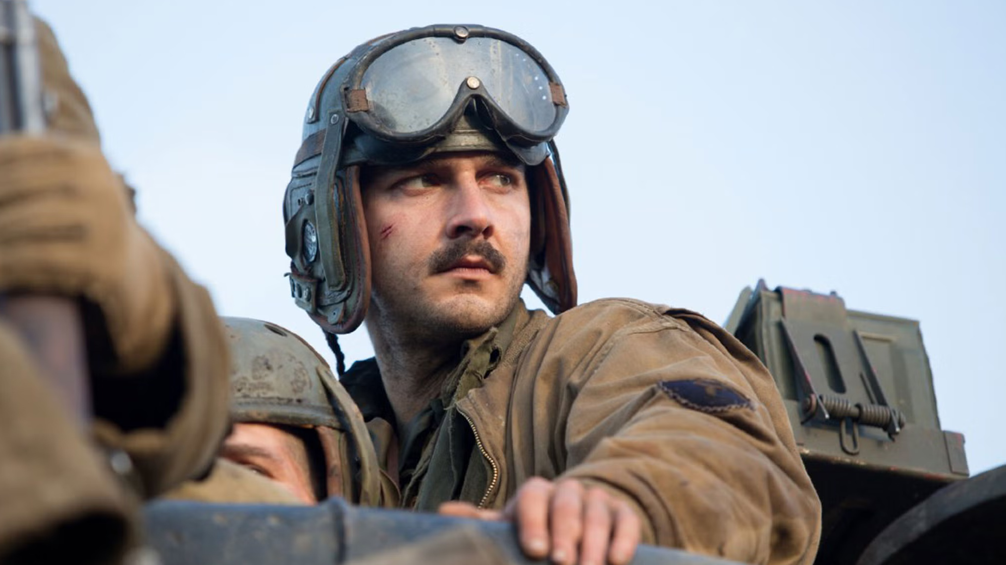 Shia La Beouf fury cropped processed by imagy