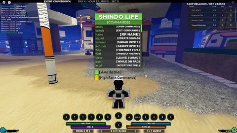 Shindo Life Commands - Full & Updated list 