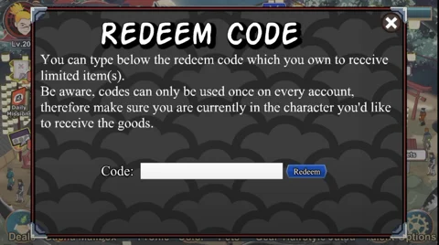 Shinobi Warfare How To Redeem Codes