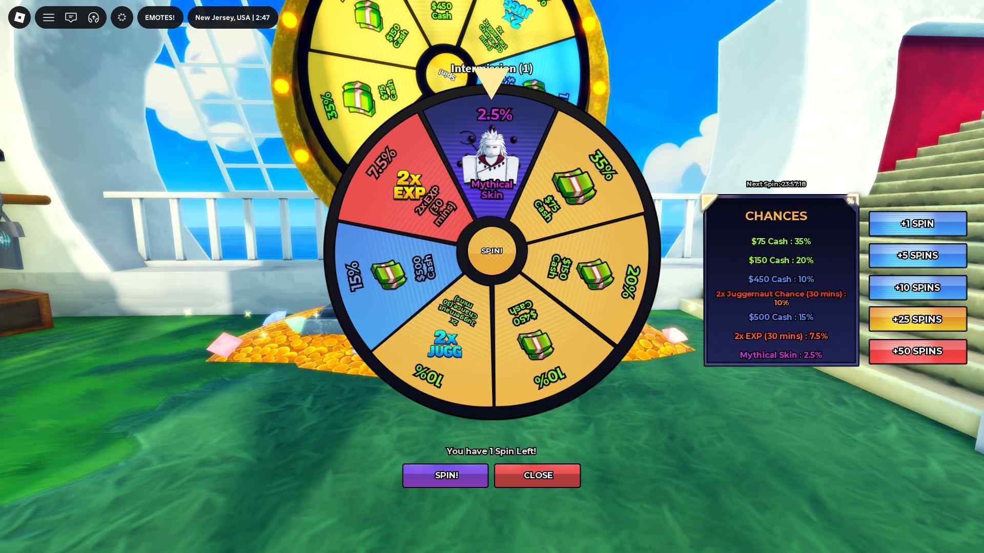 Shonen Beatdown Spinning Wheel