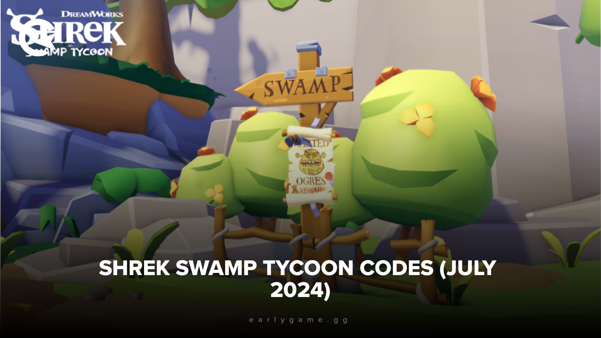 Shrek Swamp Tycoon Codes (July 2024)