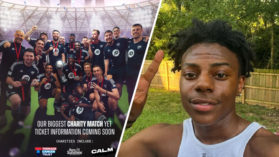 IShowSpeed has been confirmed for the Sidemen Charity Match 2023