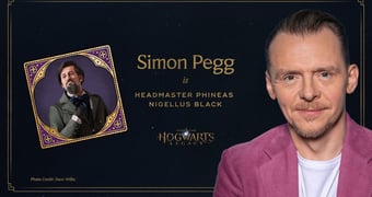 Simon Peg Hogwarts Legacy