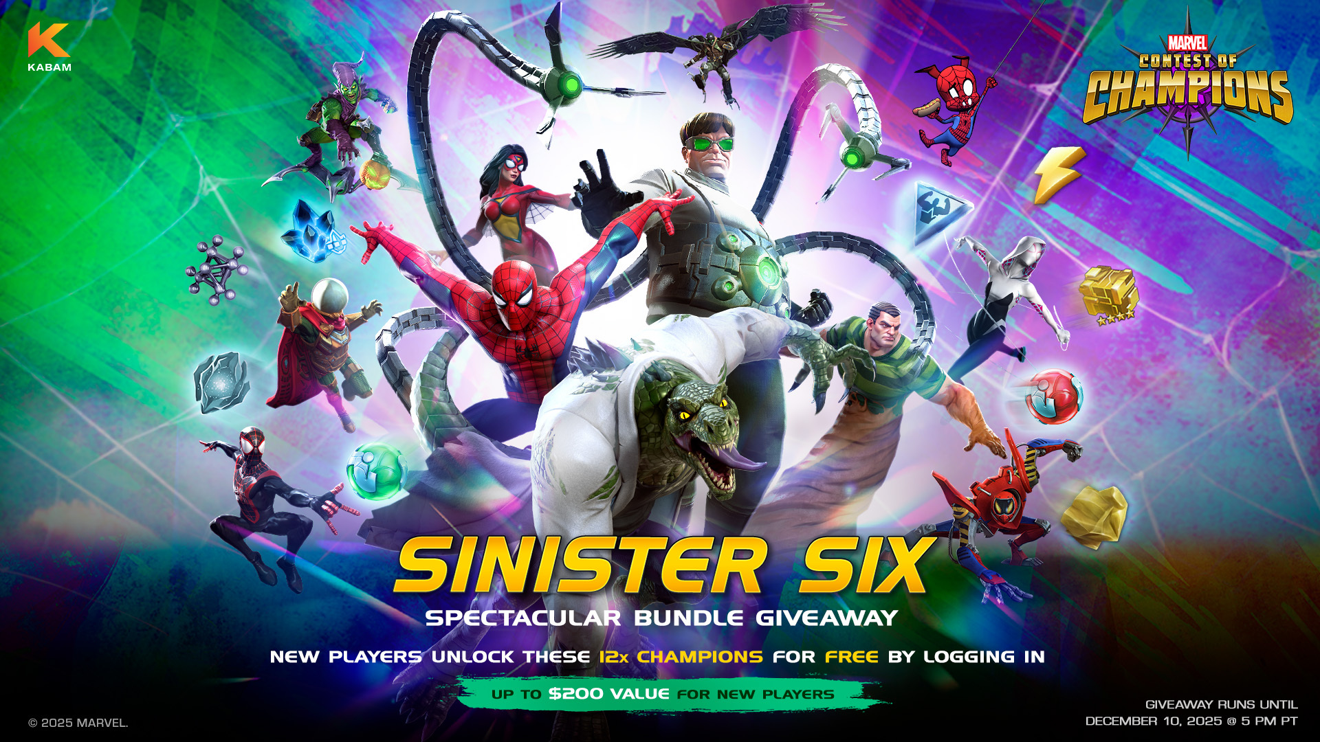 Sinister Six Spectacular Bundle Giveaway 1920x1080