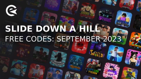 Slide Down A Hill Codes - Roblox December 2023 