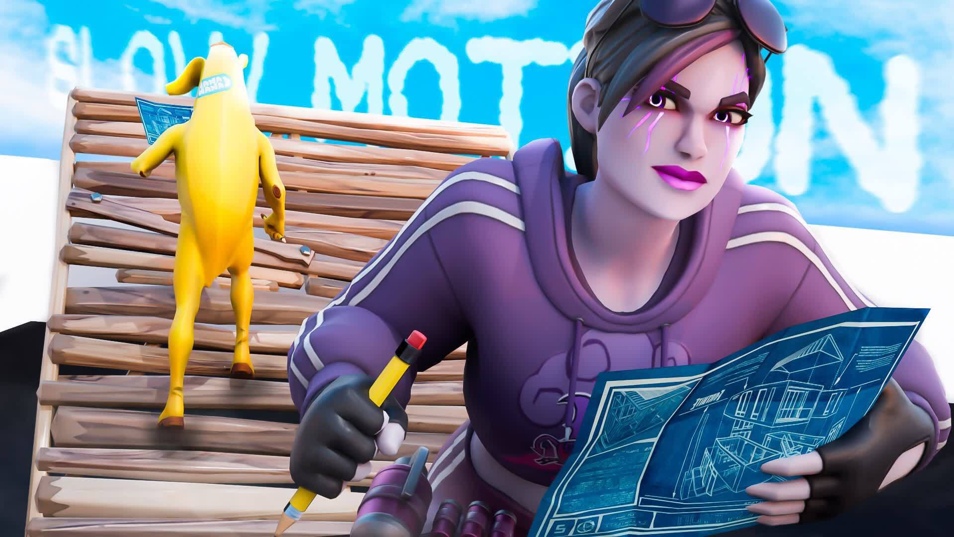 Slow Motion 1v1 Build Fights