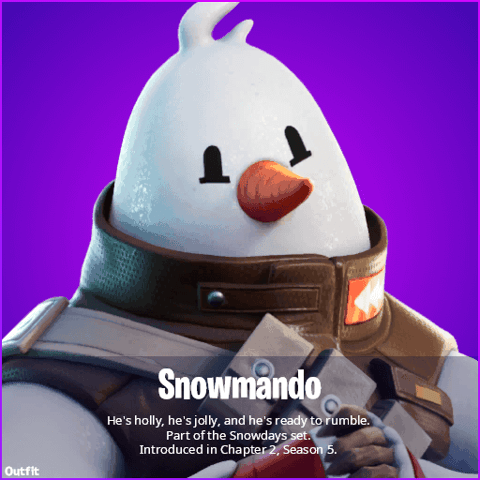 Snowmando Fortnite Skin1