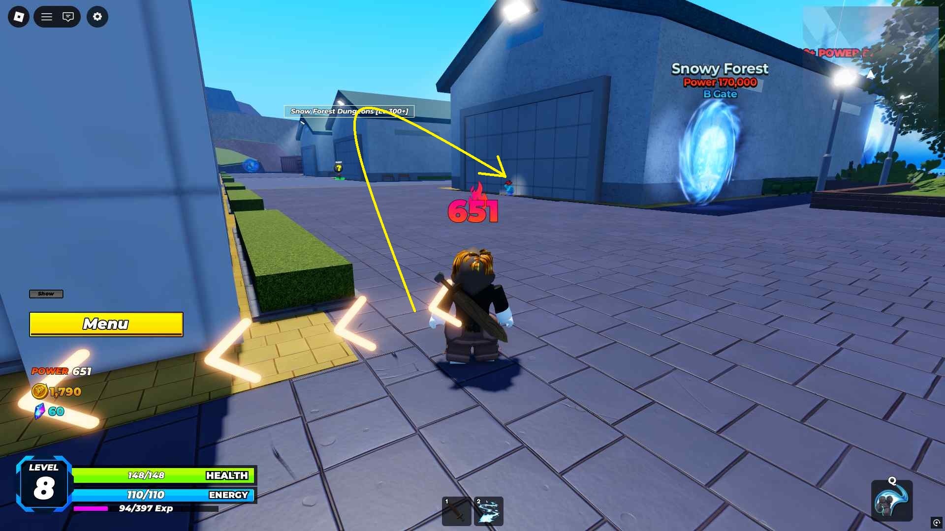 Solo Hunters Redeem Code NPC Location 2