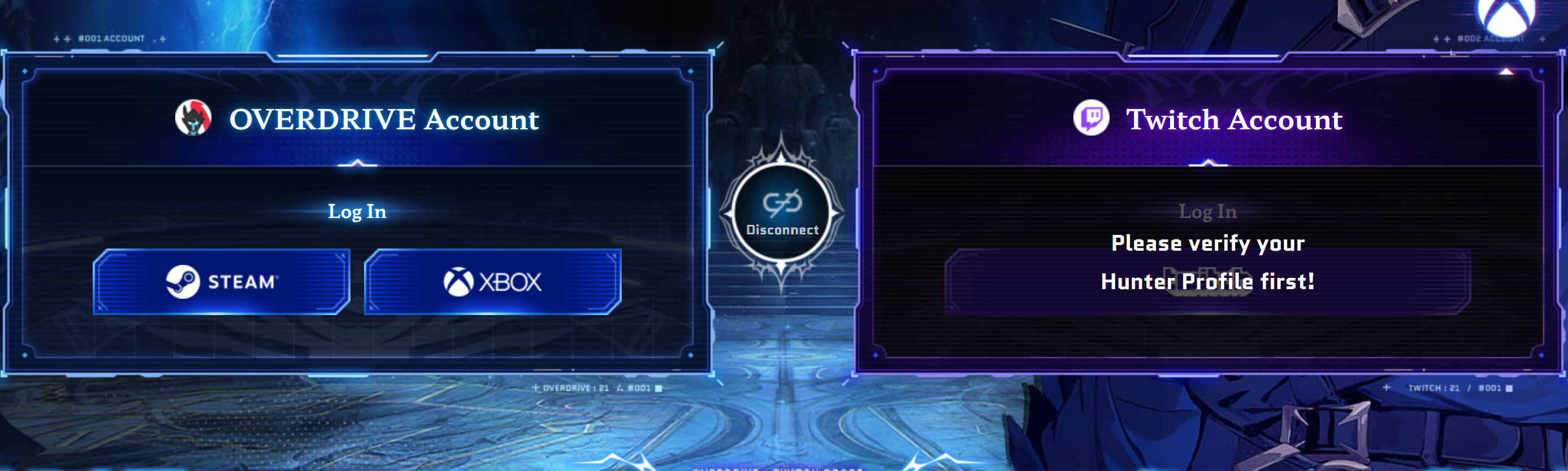 Solo Leveling ARISE OVERDRIVE connect twitch account