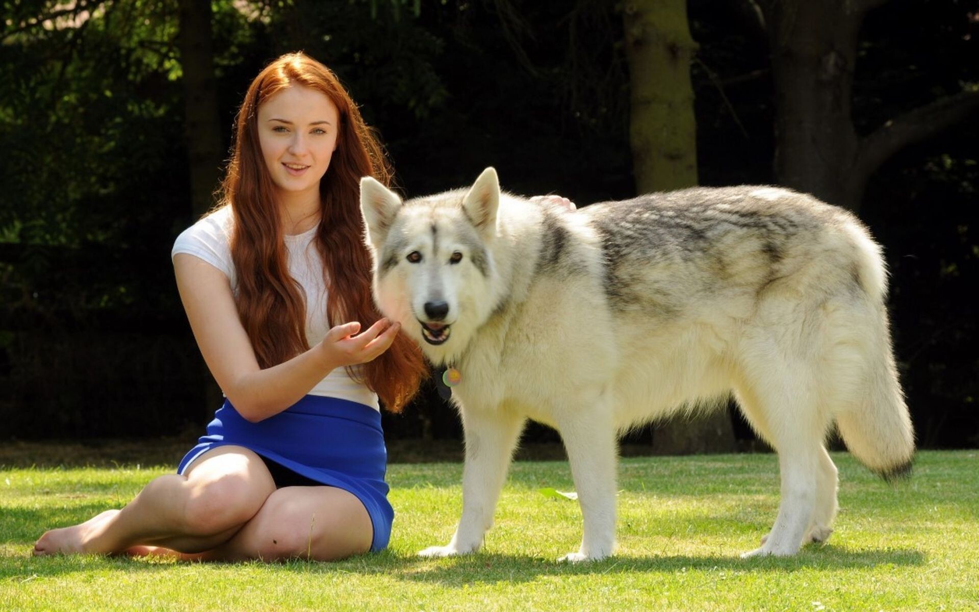 Sophie Turner has adopted direwolf