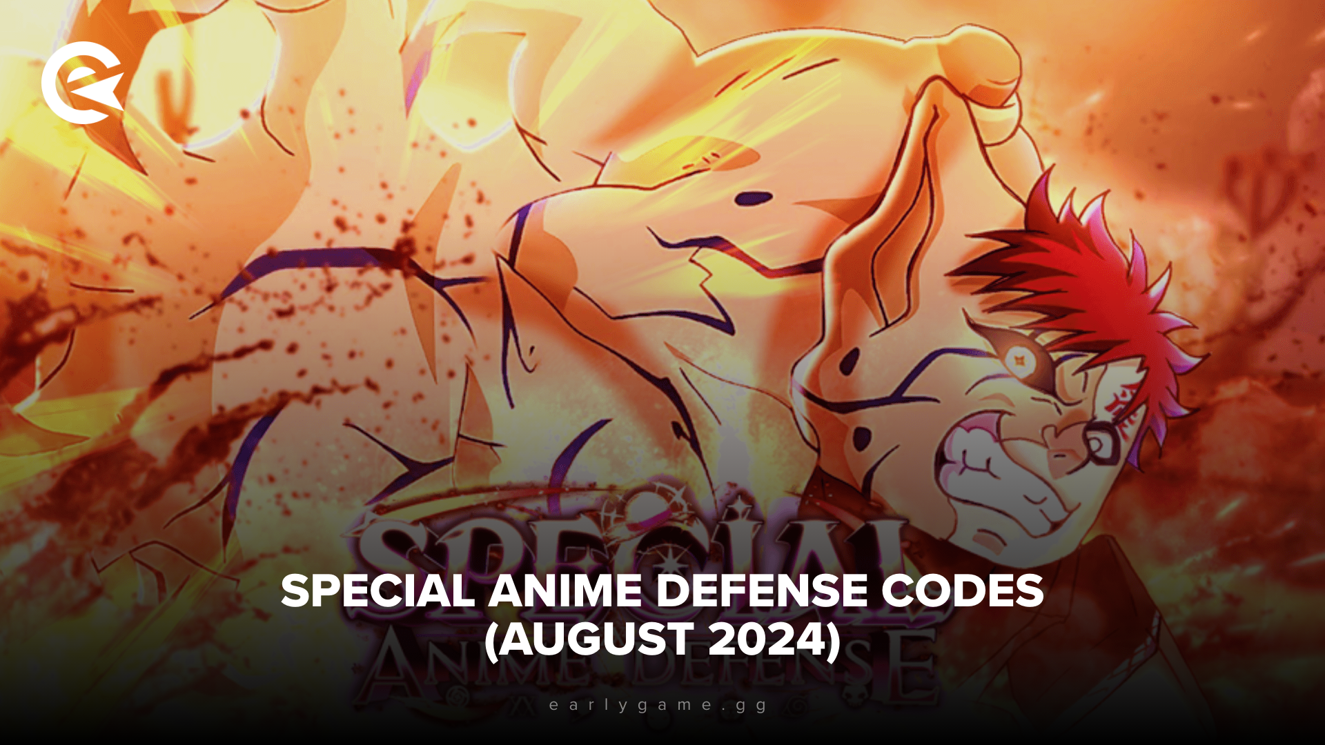 Special Anime Defense Codes (August 2024)