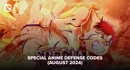 Special Anime Defense Codes