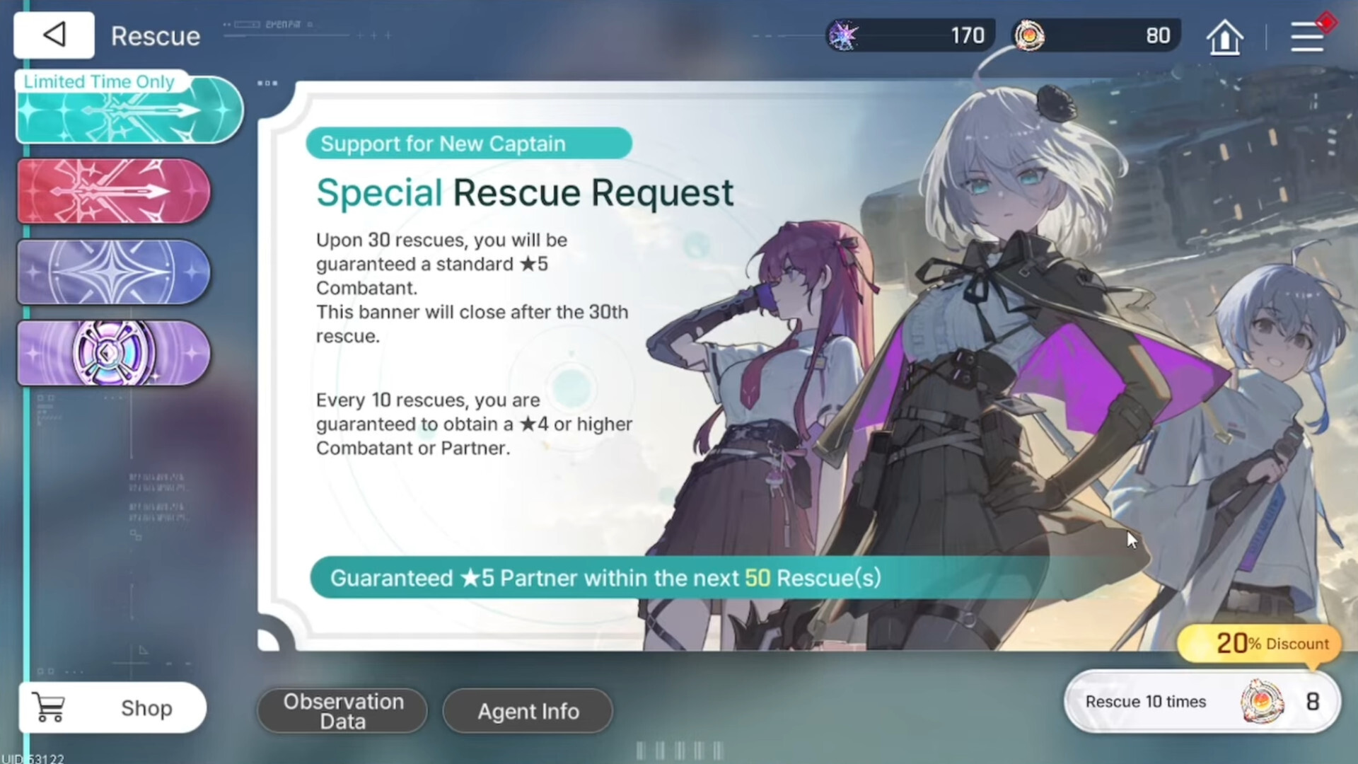 Special Rescue Request Chaos Zero Nightmare
