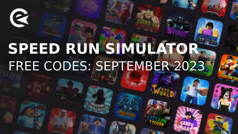Speed Run Simulator codes september 2023