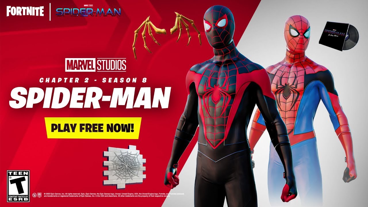 Leak Spider Man Skin In Fortnite EarlyGame Leak Spider Man Skin In Fortnite EarlyGame