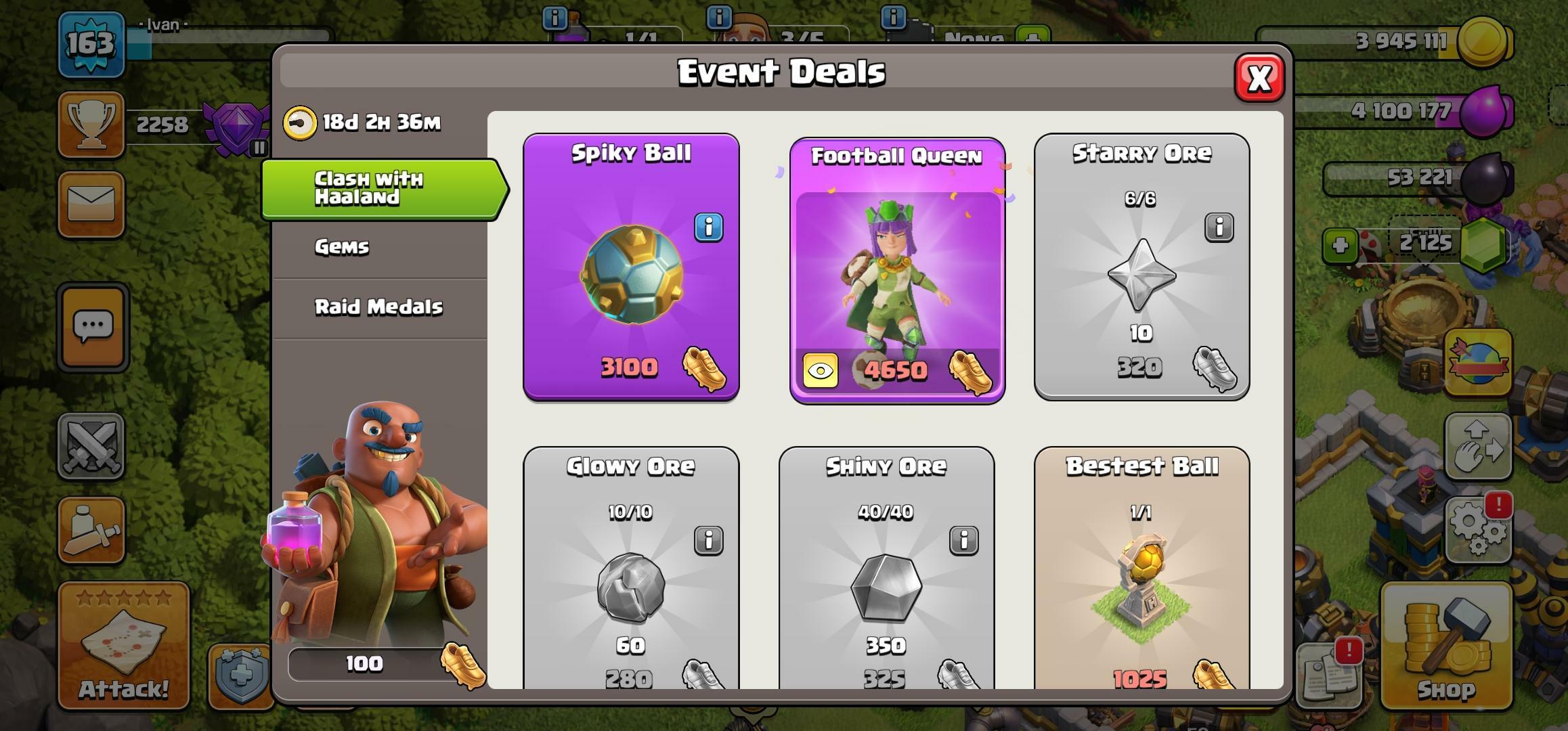 Spiky Ball Trader Shop