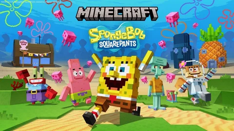 Spong Bob Minecraft Banner