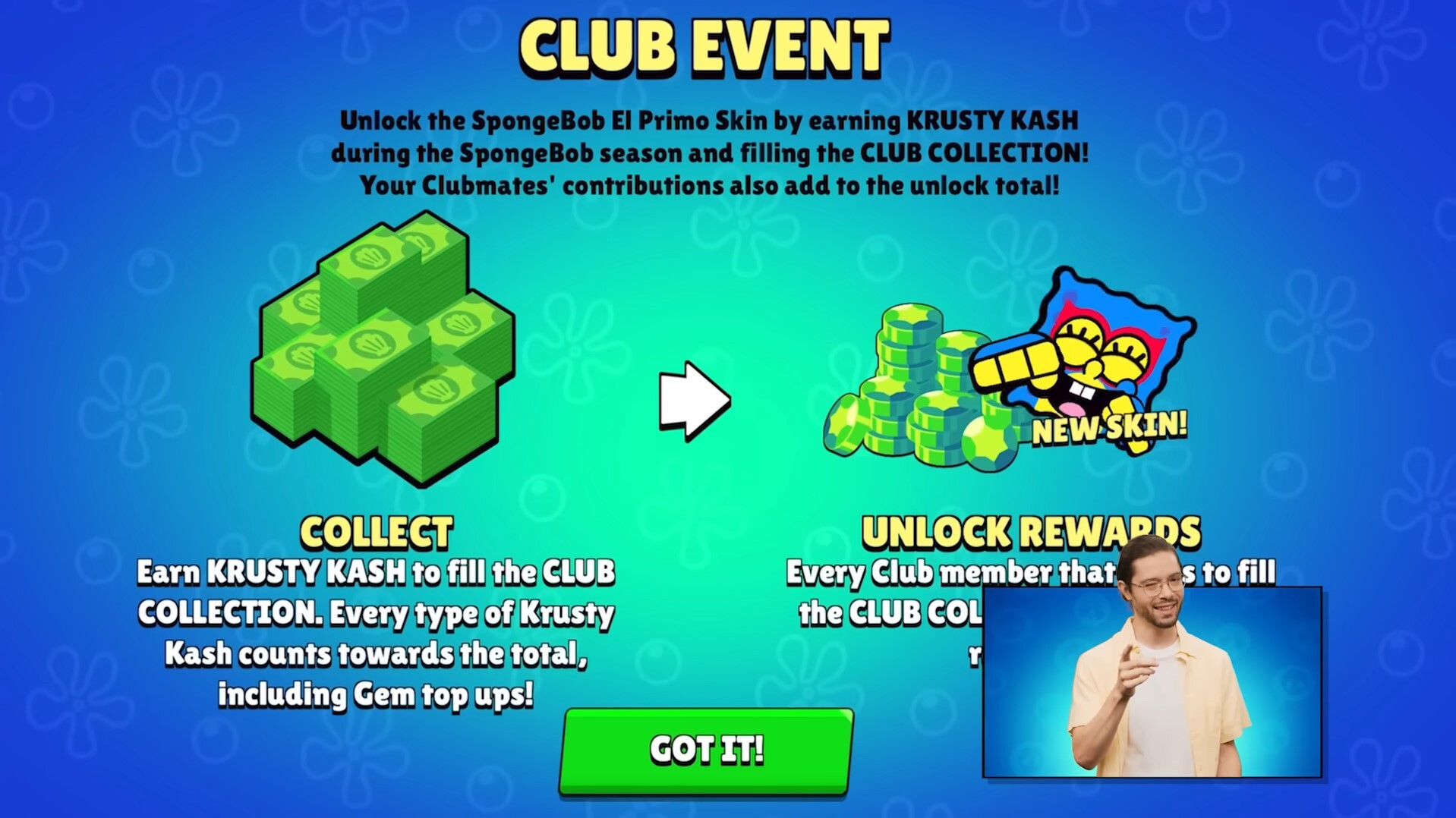 Brawl Stars SpongeBob Club Event: How To Earn Rewards With Krusty Kash