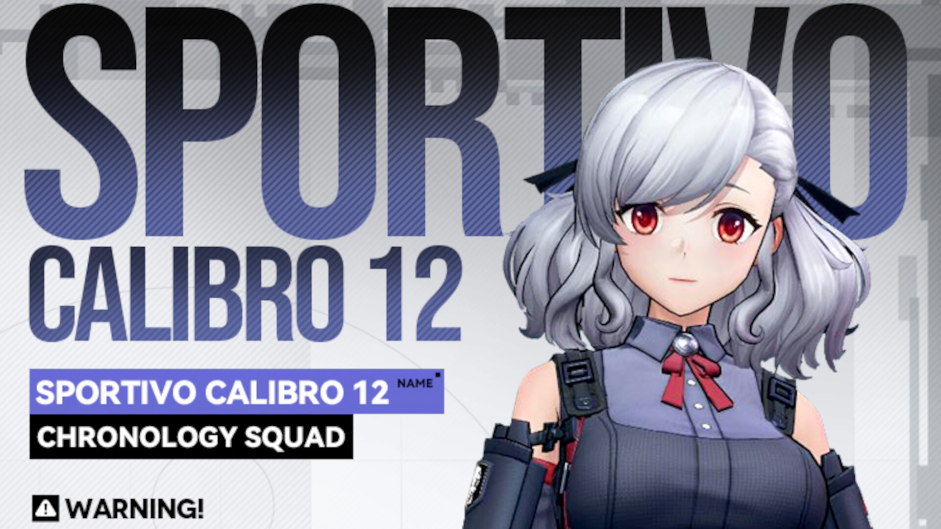 Sportivo Calibro 12 Girls Frontline Fire Control