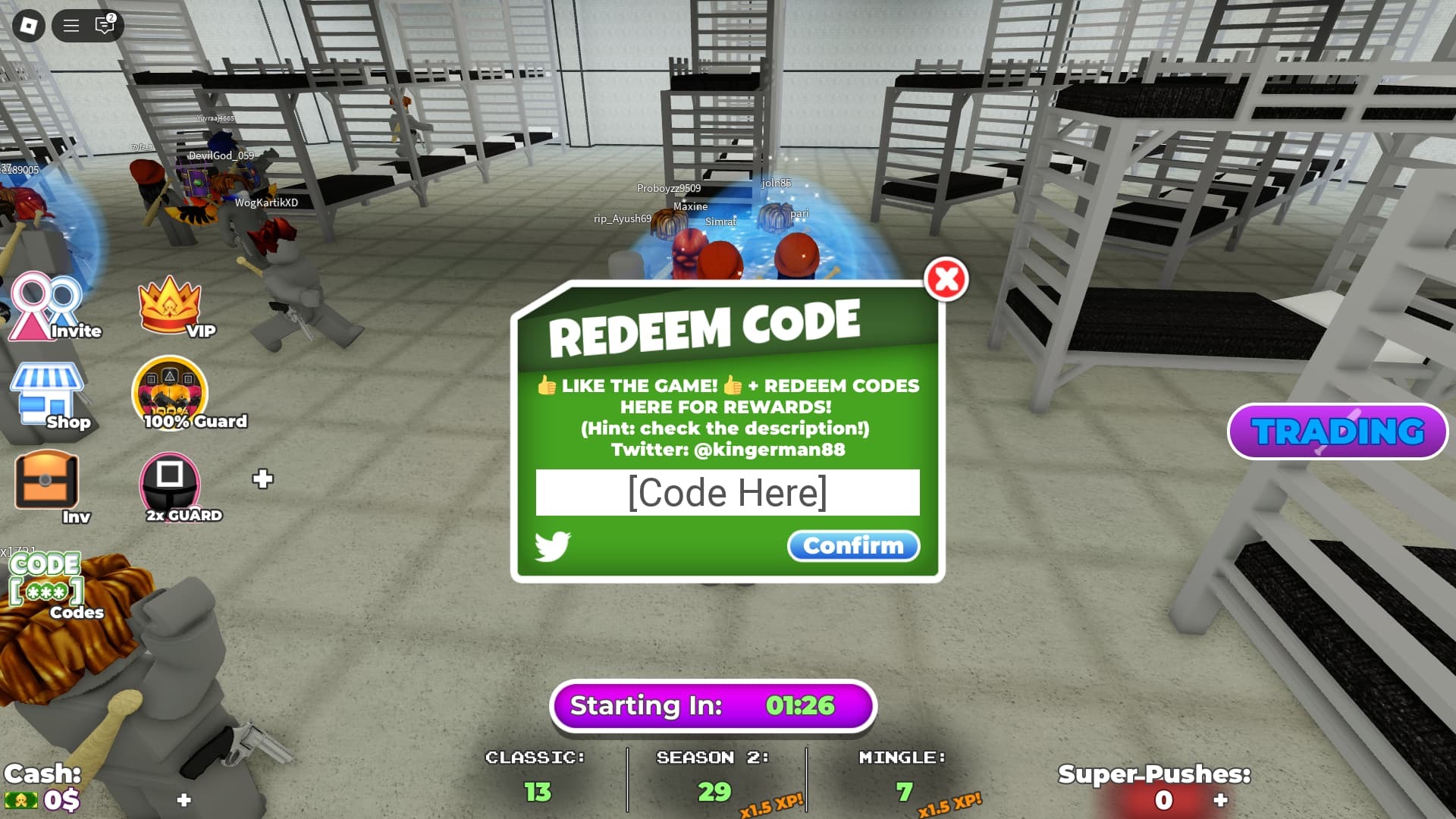 Squid Game How To Redeem Codes