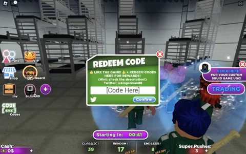 Roblox Squid Game Codes Today 2 January 2022