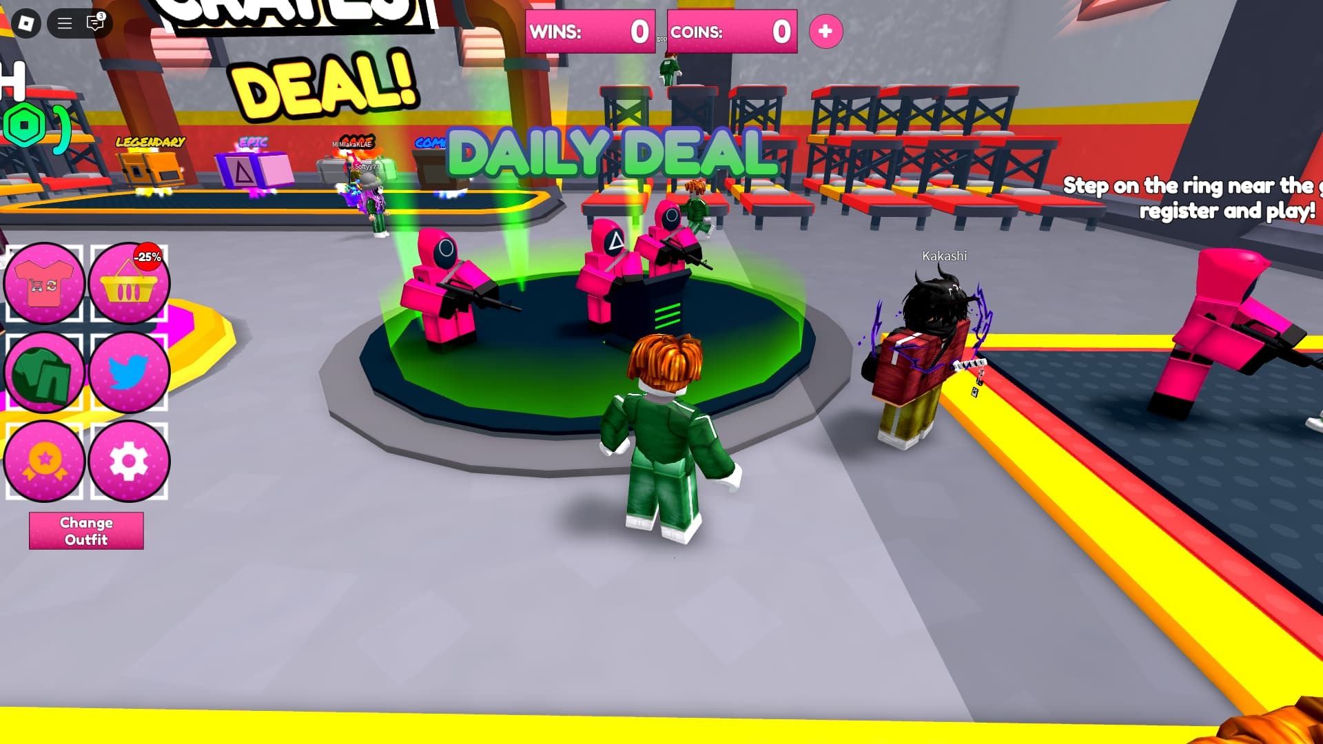Squid Game X expired codes