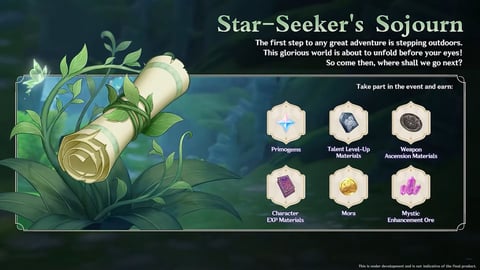 Star Seekers Soujourn Rewards