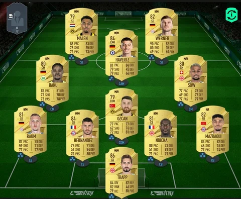 Rate my starter team for fifa 23 web app : r/fut