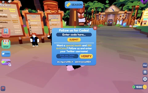 Roblox Starving Artists codes for June 2022