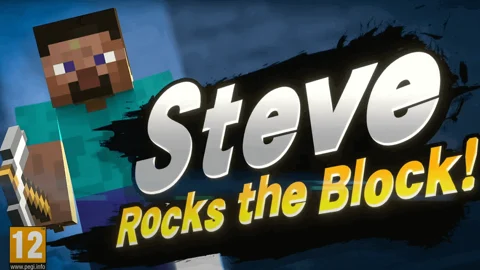 Steve smash bros 2