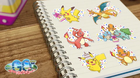 Stickers Pokemon Go