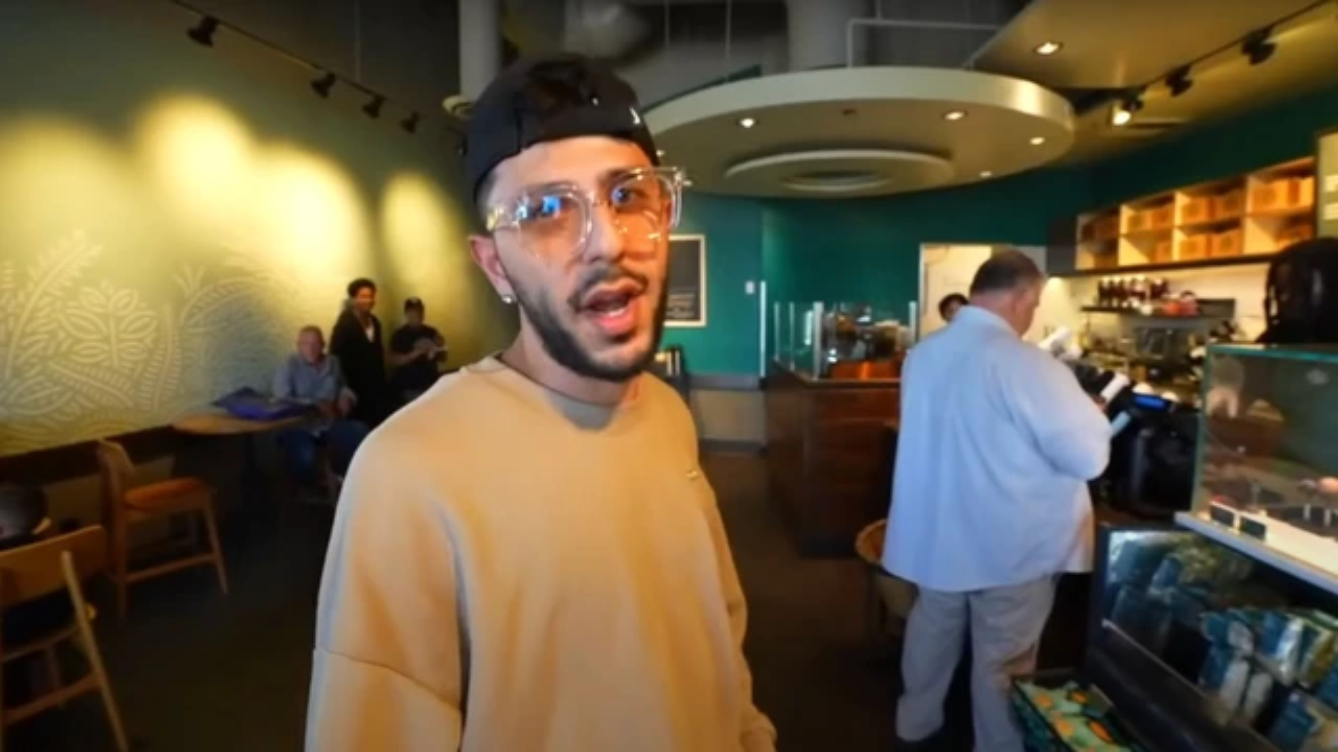 Streamer bei starbucks