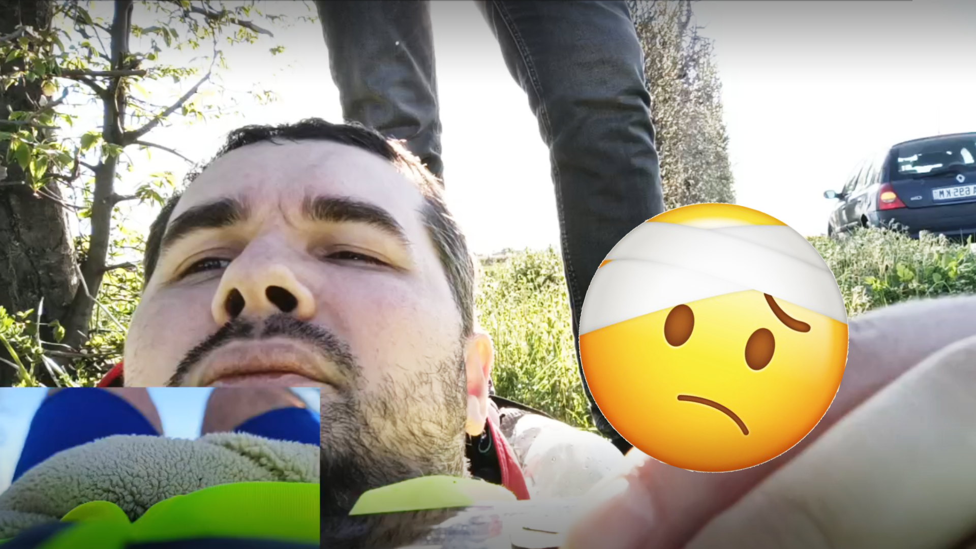 Streamer von Auto erfasst