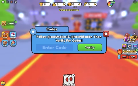 Roblox: Strong Leg Simulator Codes