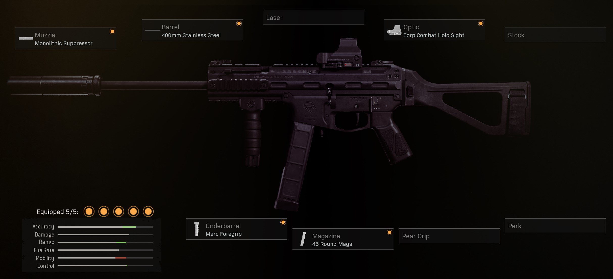 Striker 45 Setup