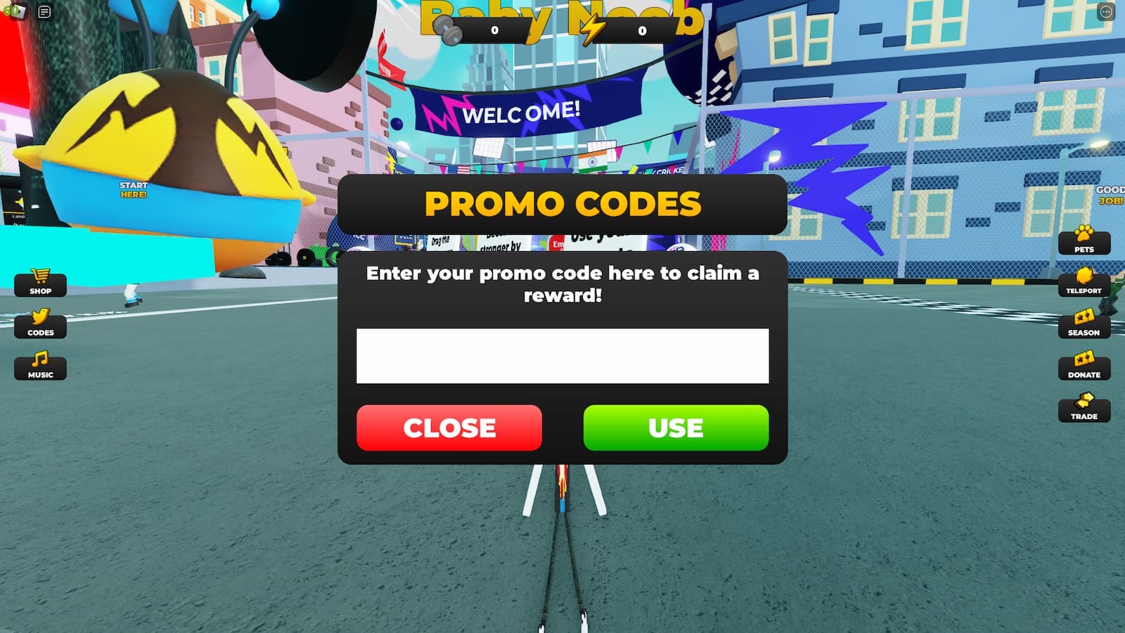 Strongman Simulator how to redeem codes