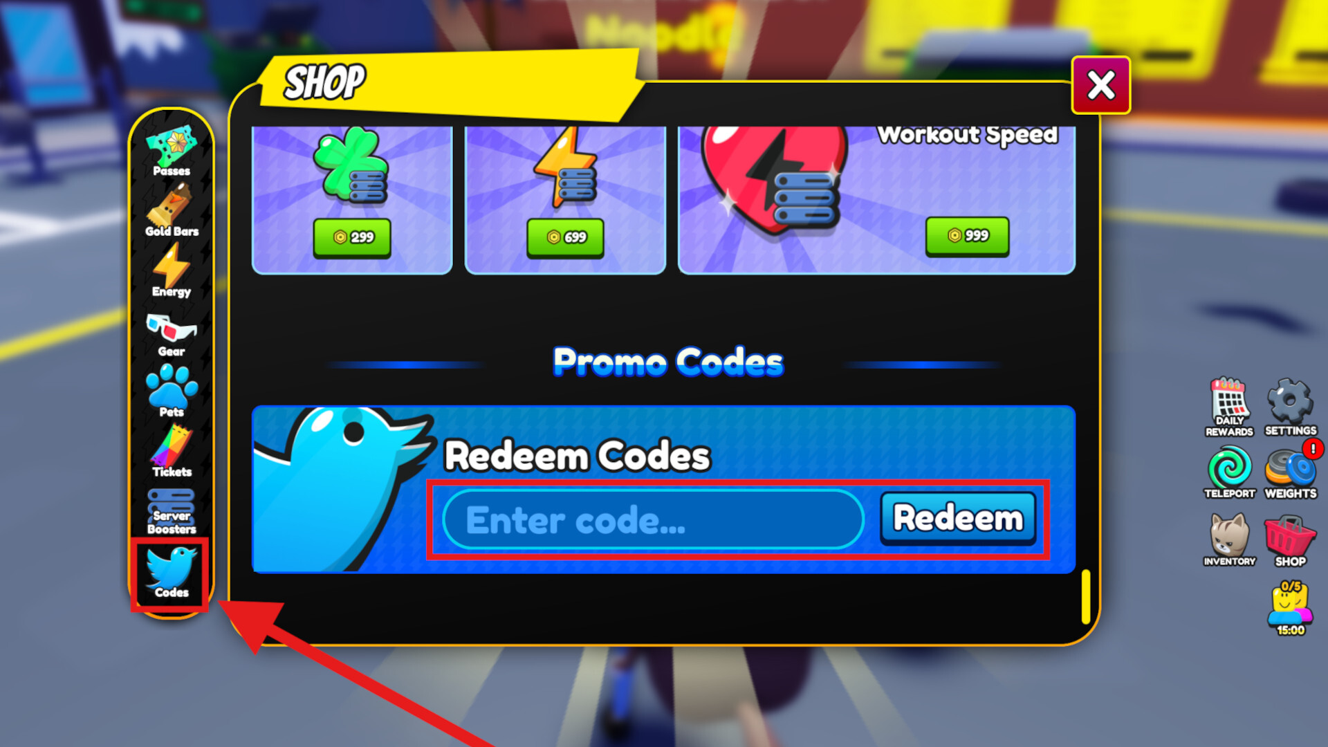 Strongman Ultra Code Menu